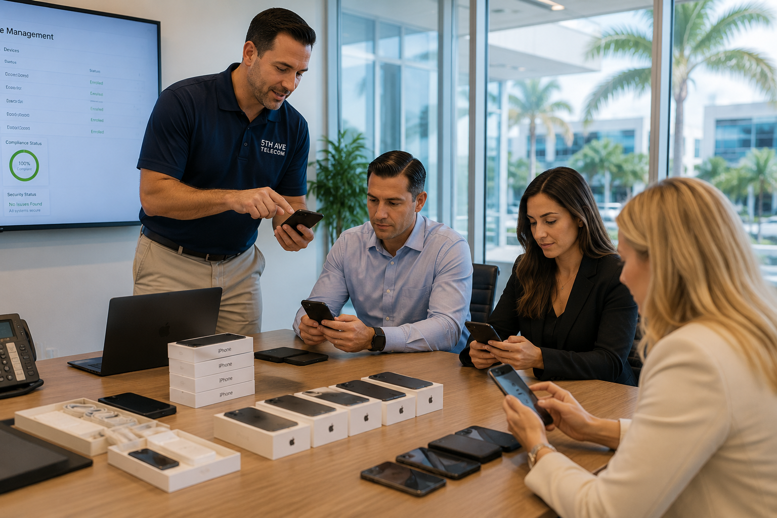 iPhone for Business & Mobile Lines service in Palm Beach County, Florida