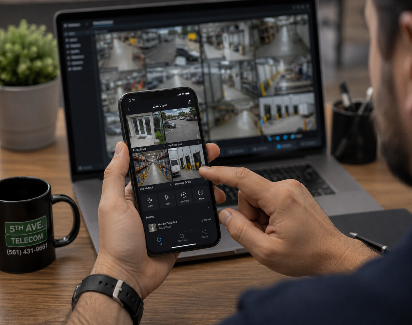 Remote Monitoring & Mobile App Access service in Palm Beach County, Florida
